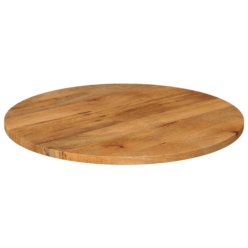 Bordplade Ø80x2,5 Cm Rund Massivt Mangotræ - Billede 2