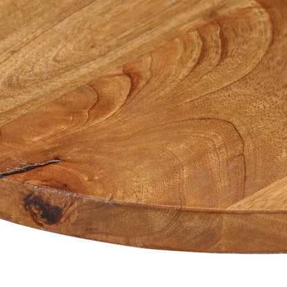 Bordplade Ø80x2,5 Cm Rund Massivt Mangotræ - Billede 6
