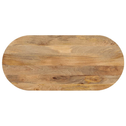 Bordplade Oval Massivt Mangotræ - Variant 370124