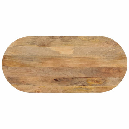 Bordplade Oval Massivt Mangotræ - Variant 370129