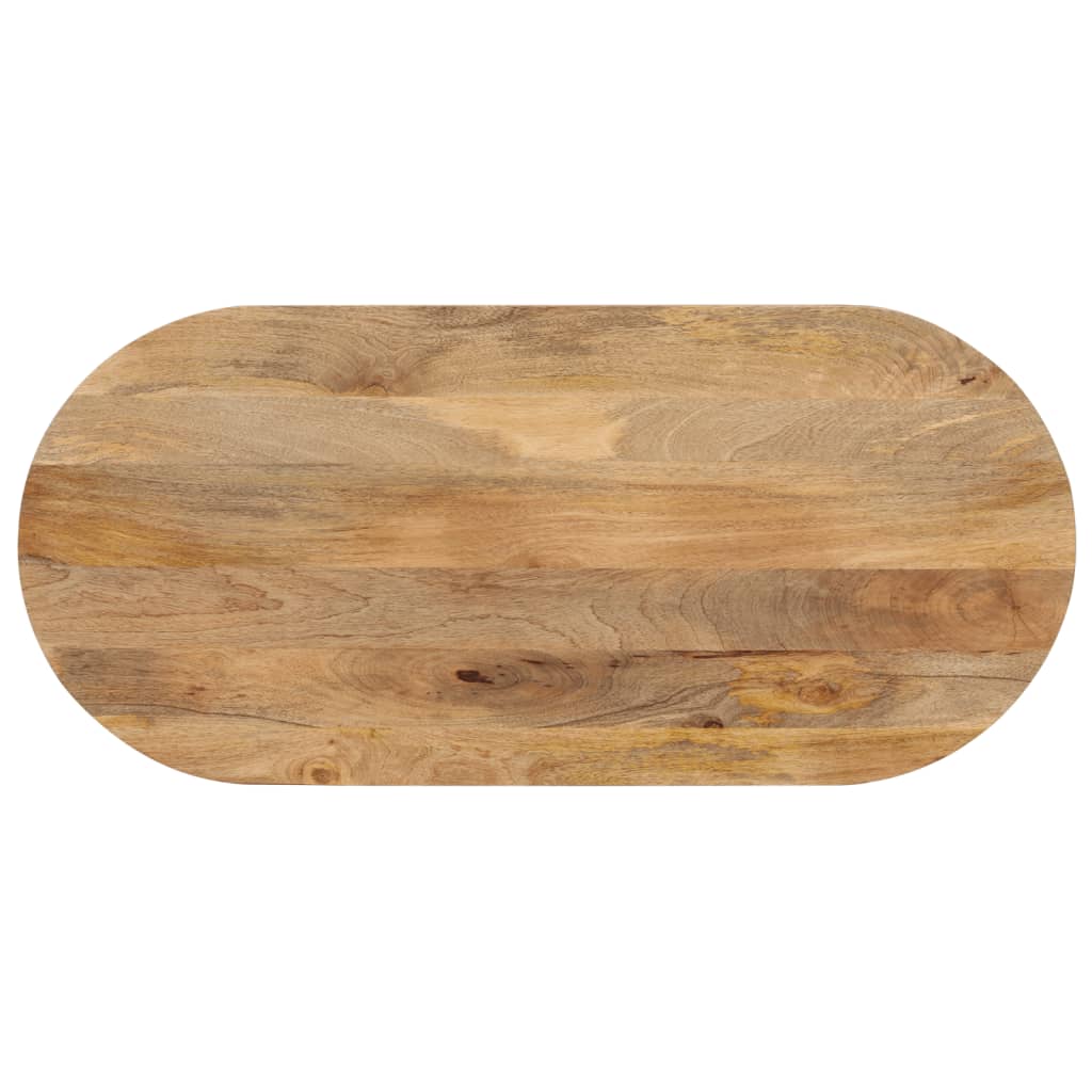 Bordplade Oval Massivt Mangotræ - Variant 370135