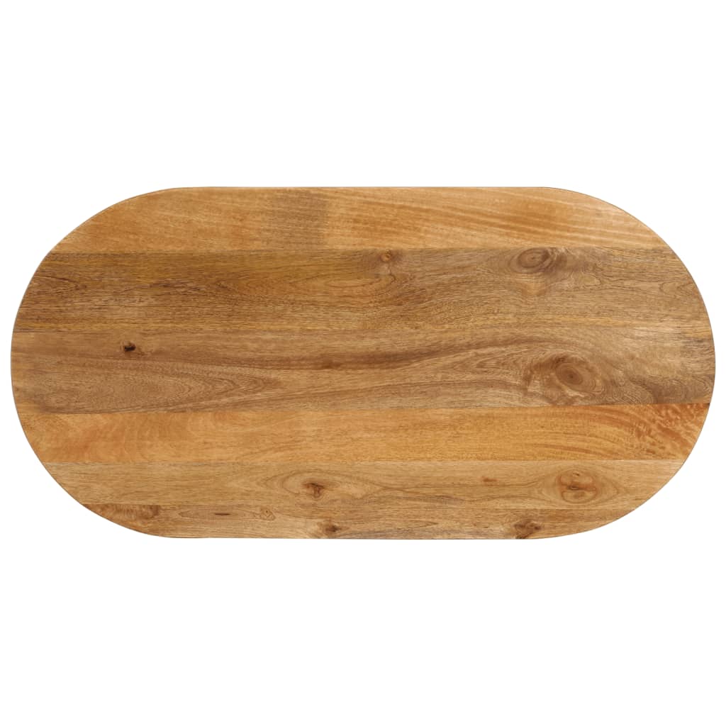 Bordplade Oval Massivt Mangotræ - Variant 370156