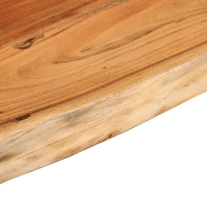 Væghylde 120x30x2,5 Cm Rektangulær Massivt Akacietræ - Billede 6