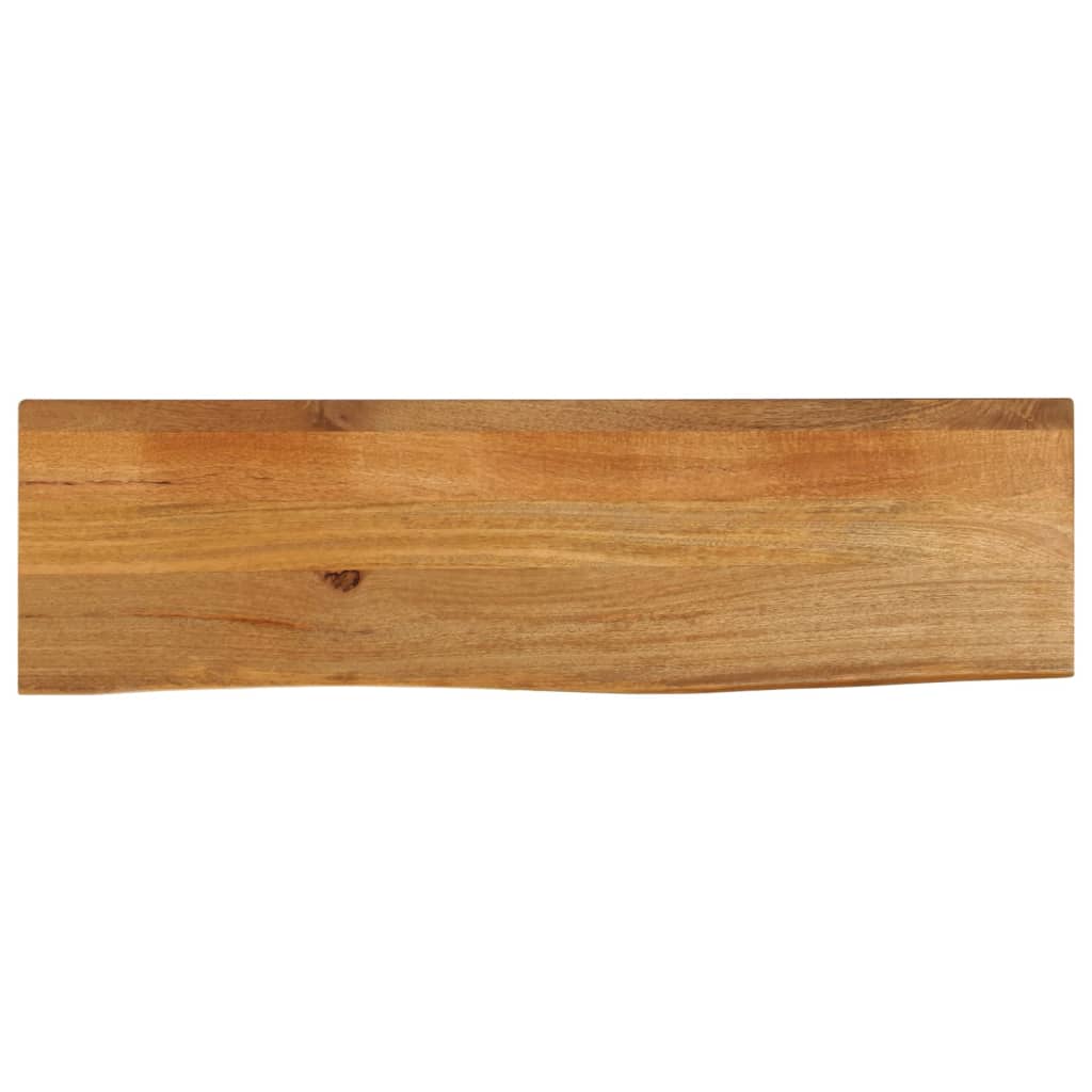 Bordplade 100x20x2,5 Cm Naturlig Kant Massivt Mangotræ - Hovedbillede