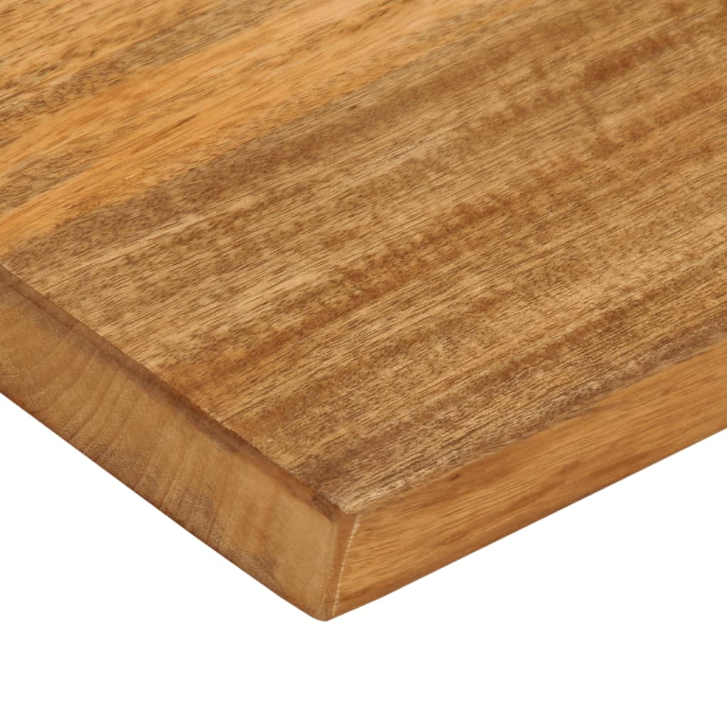 Bordplade 100x20x2,5 Cm Naturlig Kant Massivt Mangotræ - Billede 6