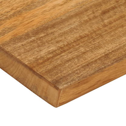 Bordplade 100x20x2,5 Cm Naturlig Kant Massivt Mangotræ - Billede 6