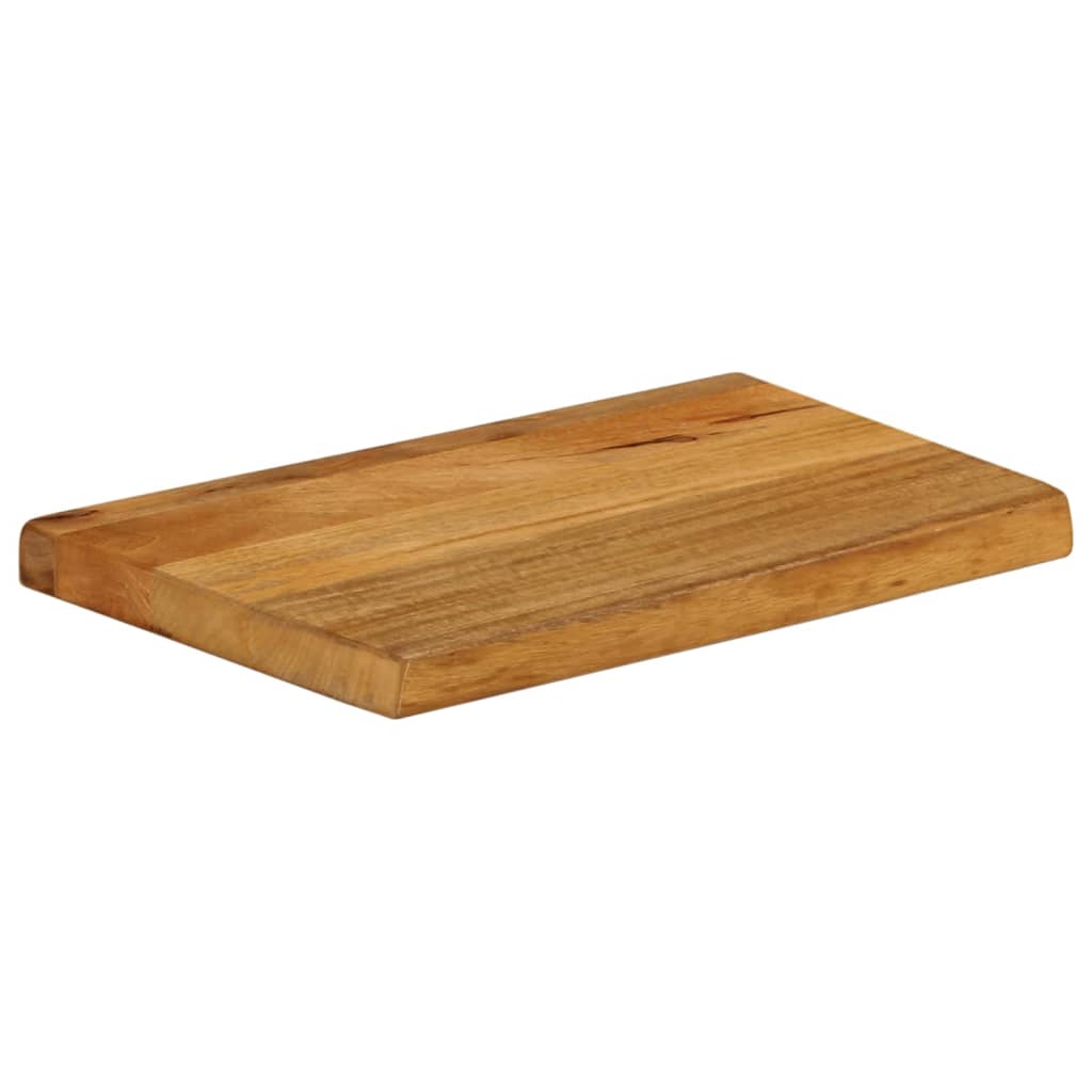 Bordplade 60x30x3,8 Cm Naturlig Kant Massivt Mangotræ - Billede 2