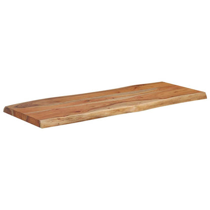 Bordplade 100x40x2,5 Cm Rektangulær Massivt Akacietræ - Billede 2