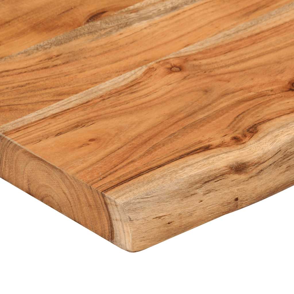 Bordplade 100x40x2,5 Cm Rektangulær Massivt Akacietræ - Billede 7