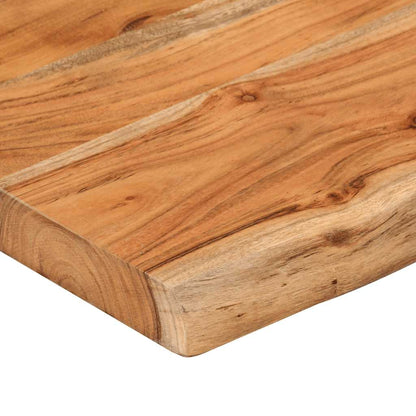 Bordplade 100x40x2,5 Cm Rektangulær Massivt Akacietræ - Billede 7