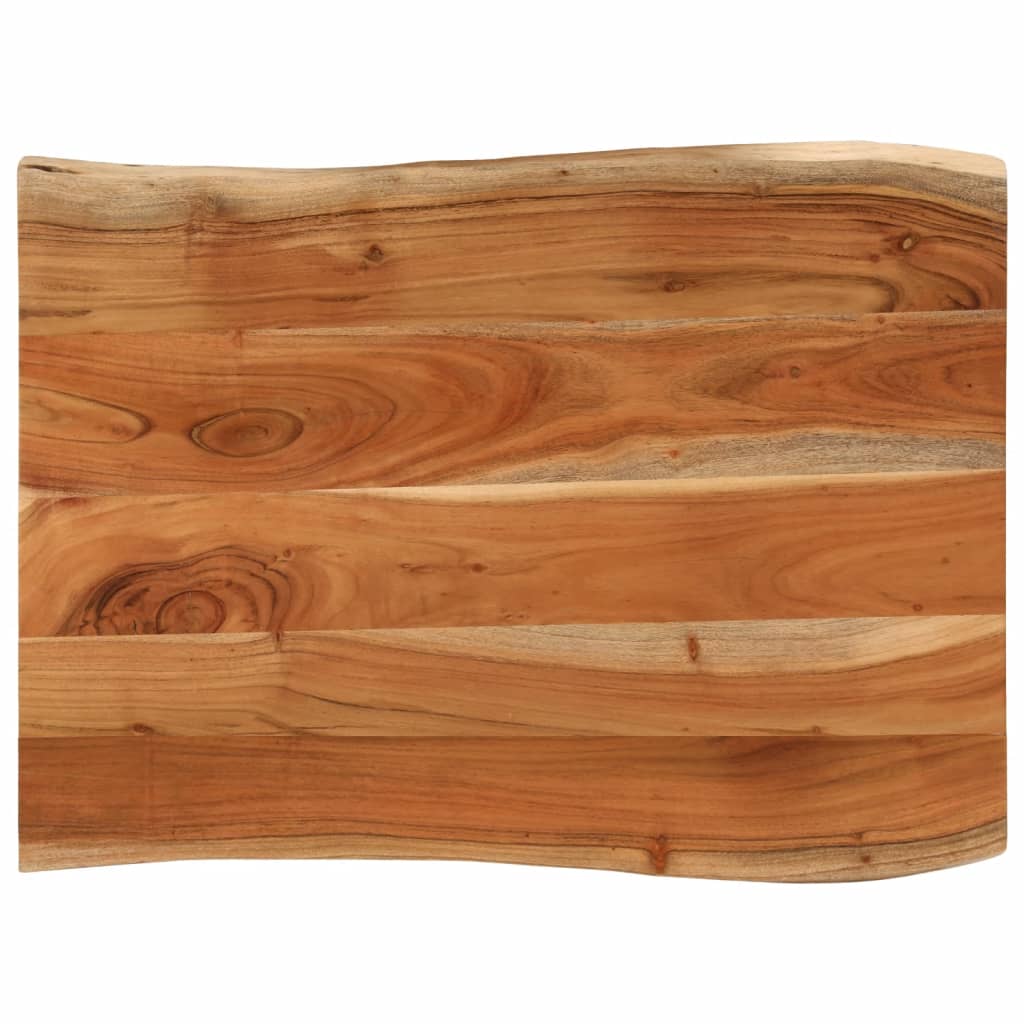 Bordplade 90x60x2,5 Cm Rektangulær Massivt Akacietræ - Hovedbillede