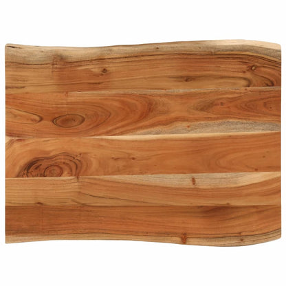 Bordplade 90x60x2,5 Cm Rektangulær Massivt Akacietræ - Hovedbillede