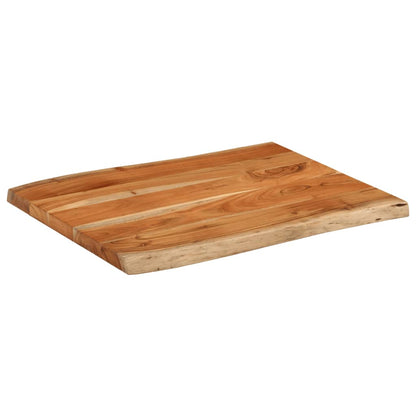 Bordplade 90x60x2,5 Cm Rektangulær Massivt Akacietræ - Billede 2