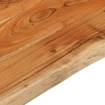 Bordplade 90x60x2,5 Cm Rektangulær Massivt Akacietræ - Billede 7