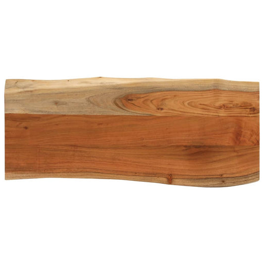 Bordplade 80x40x3,8 Cm Rektangulær Massivt Akacietræ - Hovedbillede