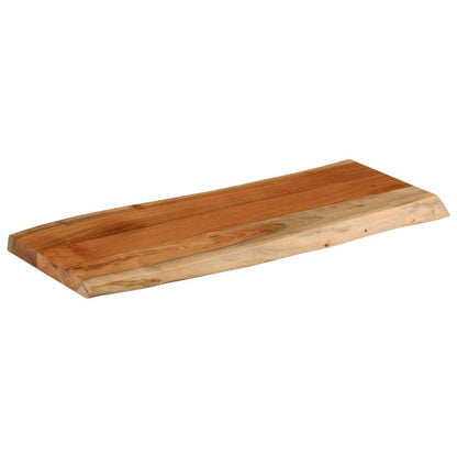 Bordplade 80x40x3,8 Cm Rektangulær Massivt Akacietræ - Billede 2