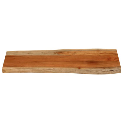 Bordplade 80x40x3,8 Cm Rektangulær Massivt Akacietræ - Billede 3