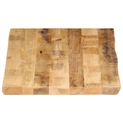 Bordplade 110x60x2,5 Cm Naturlig Kant Massivt Ru Mangotræ - Billede 4