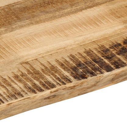 Bordplade 110x60x2,5 Cm Naturlig Kant Massivt Ru Mangotræ - Billede 7