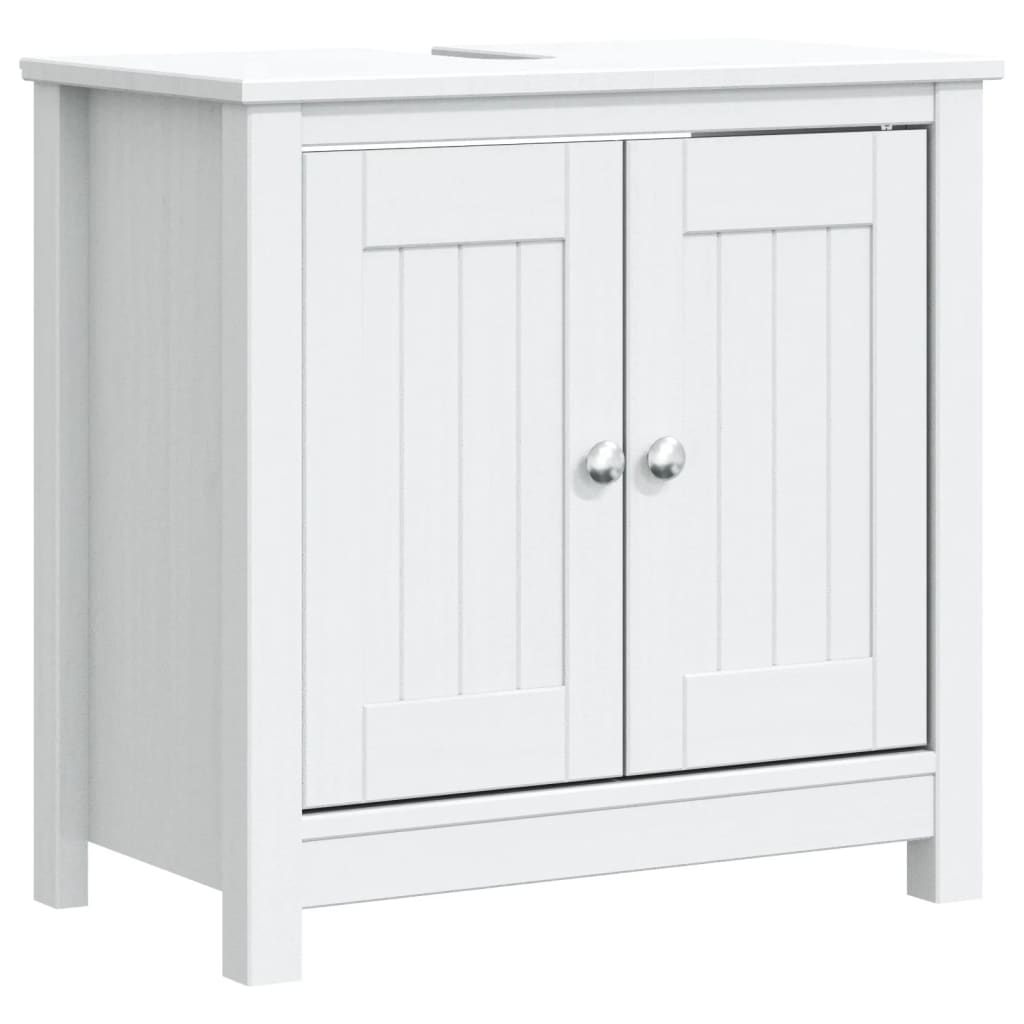 Underskab Berg 60x34x59 Cm Massivt Fyrretræ - Billede 2