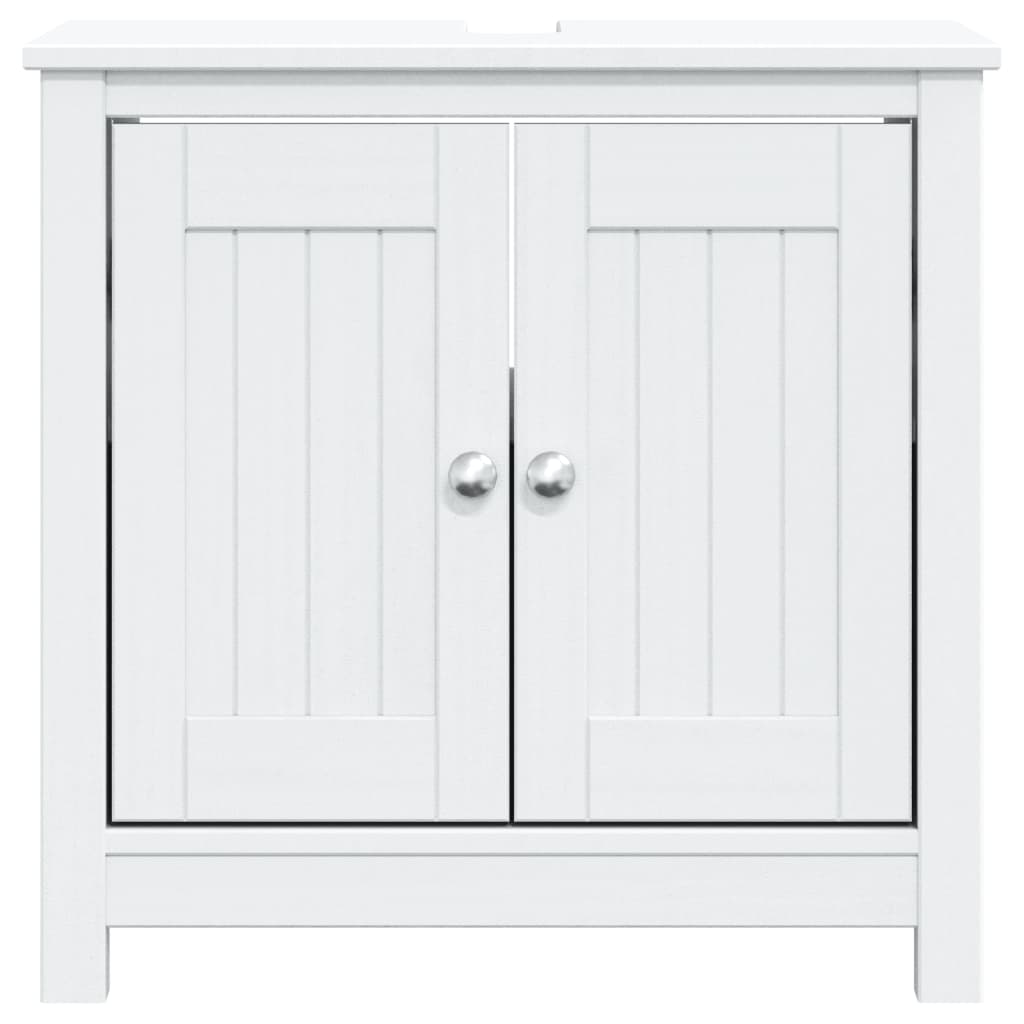 Underskab Berg 60x34x59 Cm Massivt Fyrretræ - Billede 3