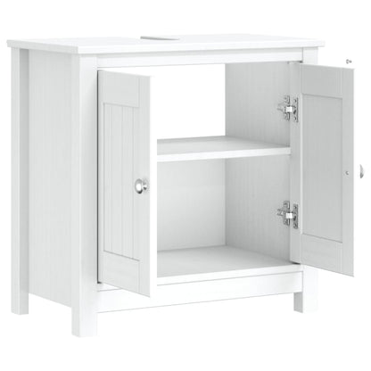 Underskab Berg 60x34x59 Cm Massivt Fyrretræ - Billede 4