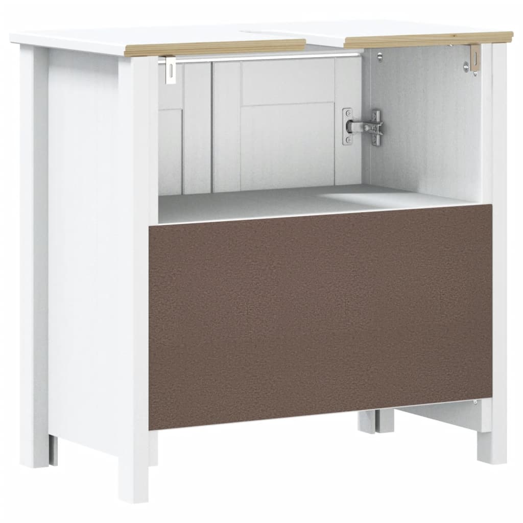 Underskab Berg 60x34x59 Cm Massivt Fyrretræ - Billede 6
