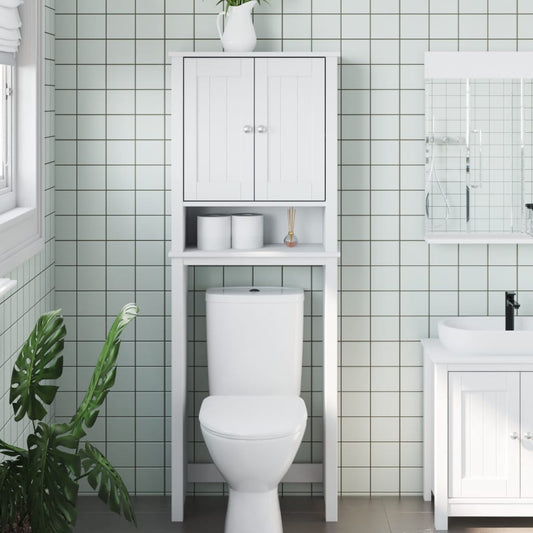 Opbevaringsskab Til Toilet Berg 60X27X164,5 Cm Massivt Træ
