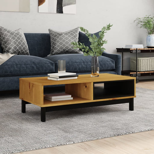 Sofabord Flam 100X50X32,5 Cm Massivt Fyrretræ