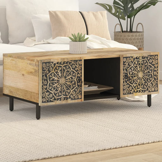 Sofabord 100X54X40 Cm Massivt Mangotræ