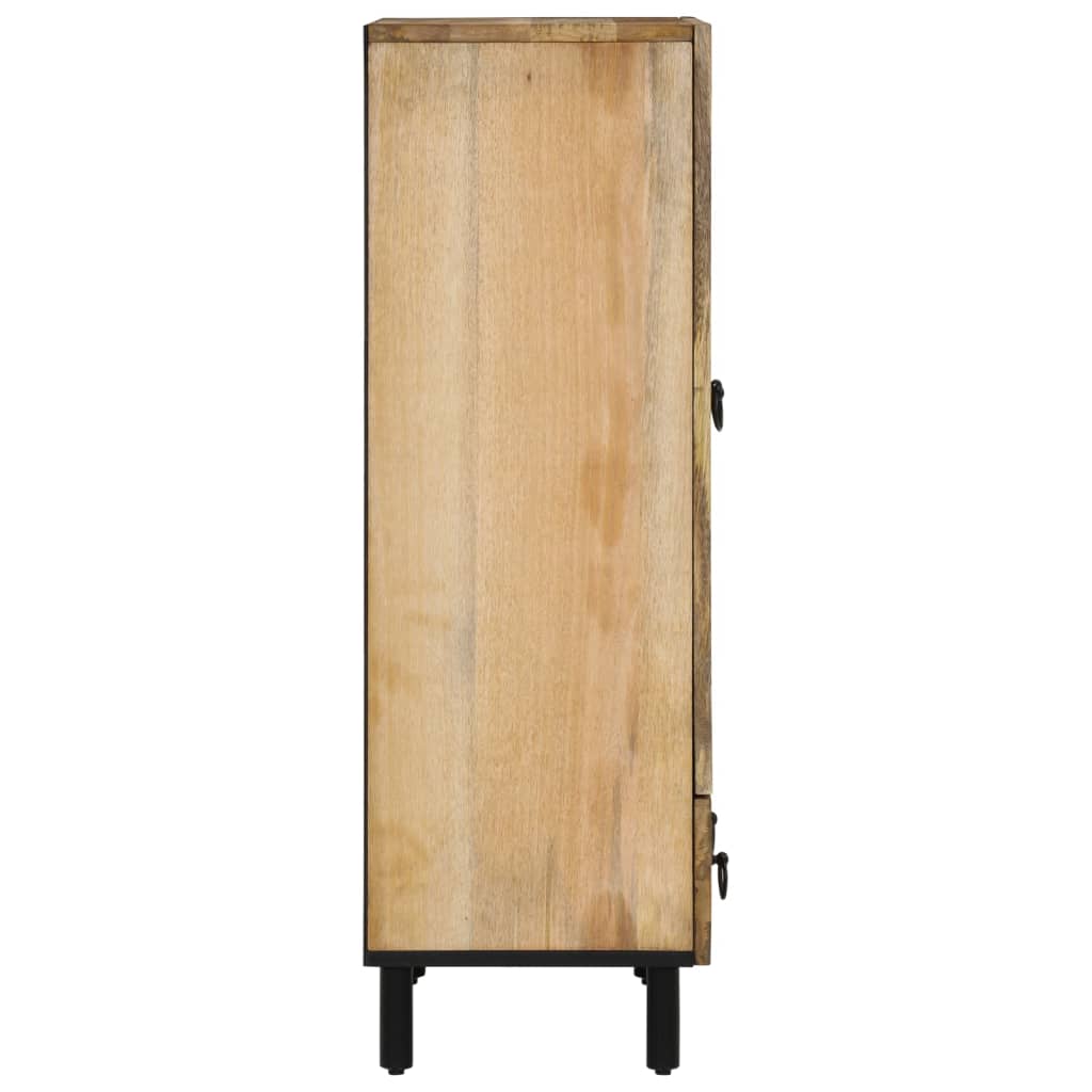 Skab 60x33x100 Cm Massivt Mangotræ - Billede 6