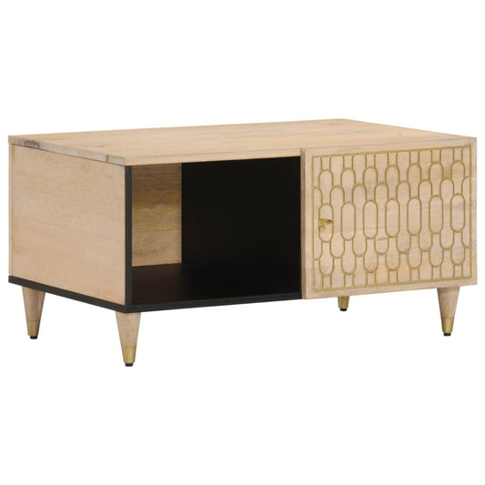 Sofabord 80X50X40 Cm Massivt Mangotræ