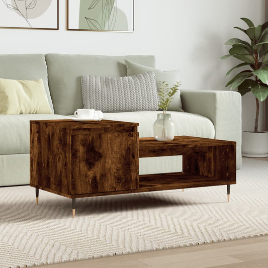 Sofabord 100X50X45 Cm Konstrueret Træ Etræsfarve