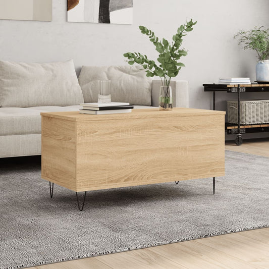 Sofabord 90X44,5X45 Cm Konstrueret Træ