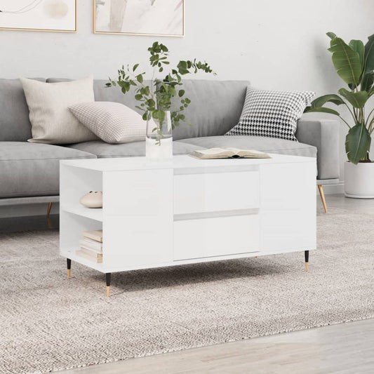 Sofabord 102X44,5X50 Cm Konstrueret Træ