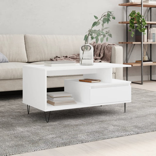 Sofabord 90X49X45 Cm Konstrueret Træ