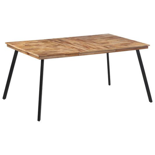 Spisebord 169X98,5X76 Cm Massivt Teaktræ
