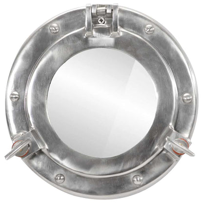 Koøjespejl Væghængt Aluminium Og Glas - Billede 2