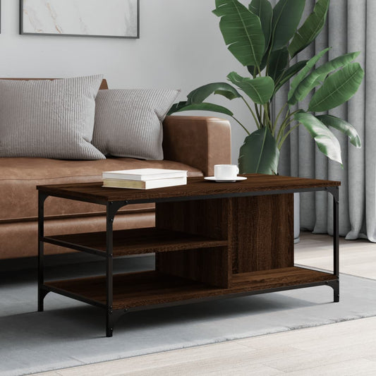Sofabord 100X50X45 Cm Konstrueret Træ Etræsfarve