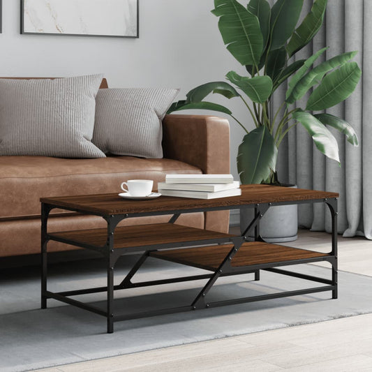 Sofabord 100X49X40 Cm Konstrueret Træ Etræsfarve