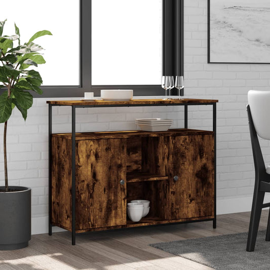 Skænk 100X35X80 Cm Konstrueret Træ Etræsfarve