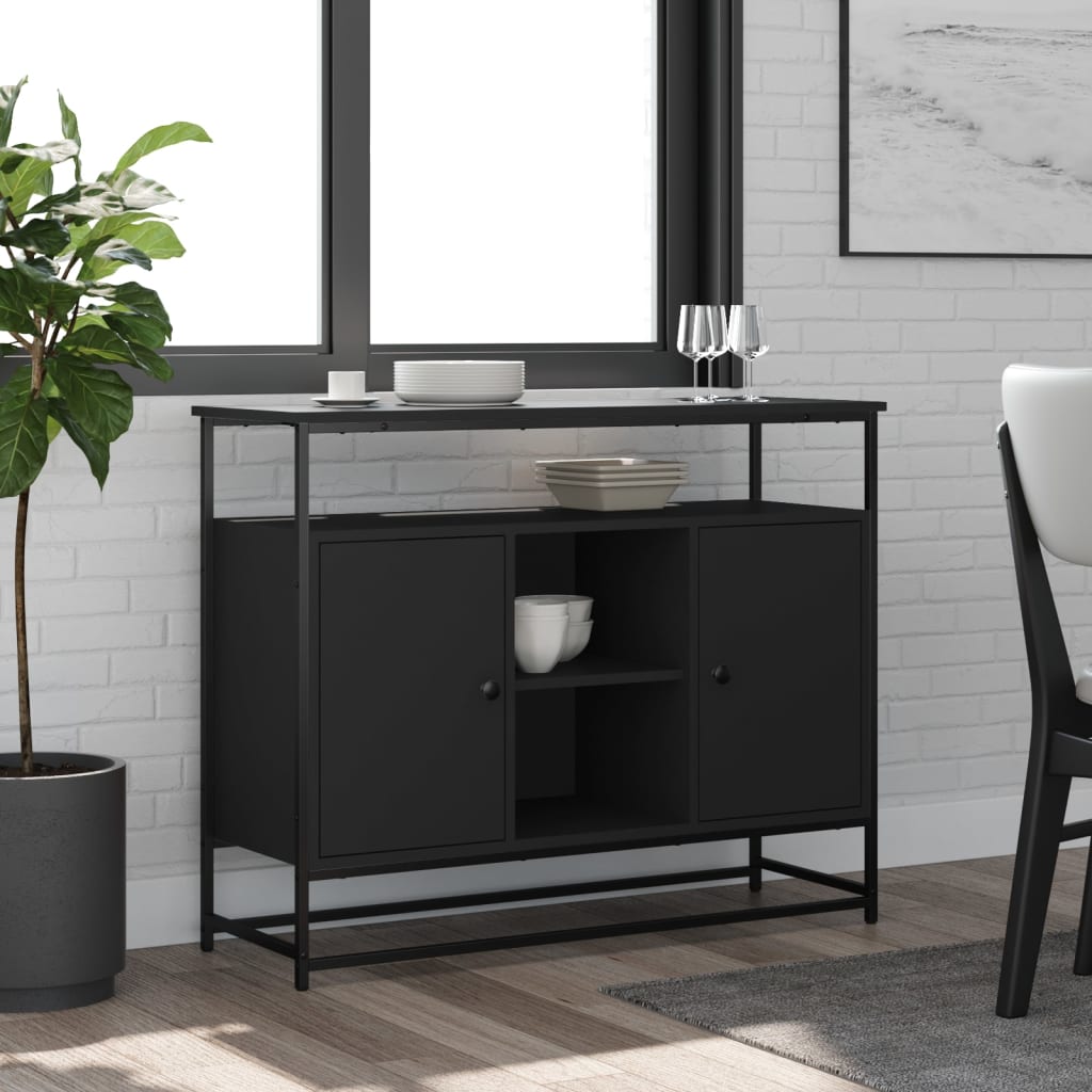 Skænk 100X35X80 Cm Konstrueret Træ Etræsfarve