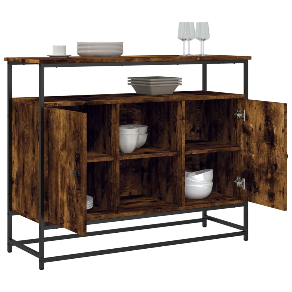 Skænk 100X35X80 Cm Konstrueret Træ Etræsfarve