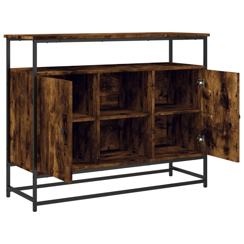 Skænk 100X35X80 Cm Konstrueret Træ Etræsfarve
