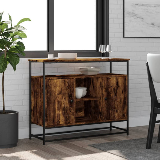 Skænk 100X35X80 Cm Konstrueret Træ Etræsfarve