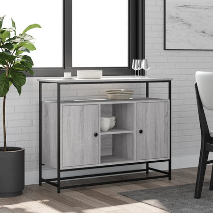 Skænk 100X35X80 Cm Konstrueret Træ Etræsfarve