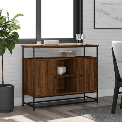 Skænk 100X35X80 Cm Konstrueret Træ Etræsfarve