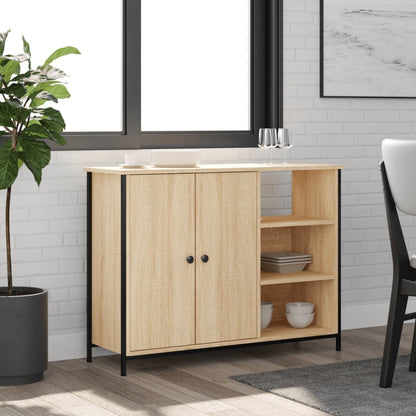 Sideboard 100 X 33 X 75 Cm Konstrueret Træ - Variant 835550