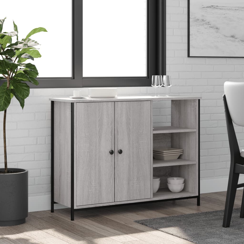 Sideboard 100 X 33 X 75 Cm Konstrueret Træ - Variant 835552