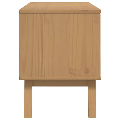 Tv-bord Olden 114x43x57 Cm Massivt Fyrretræ - Billede 7